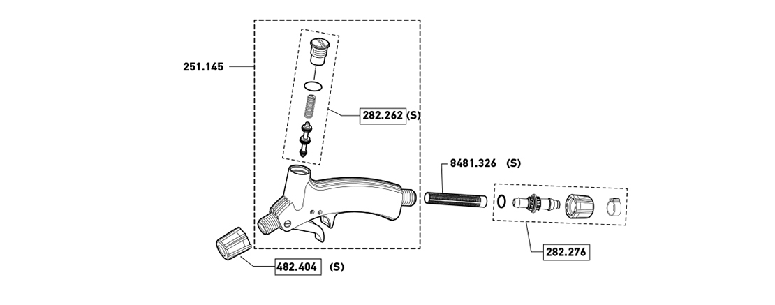 Pieces profile nitrile (Ref. 280310)