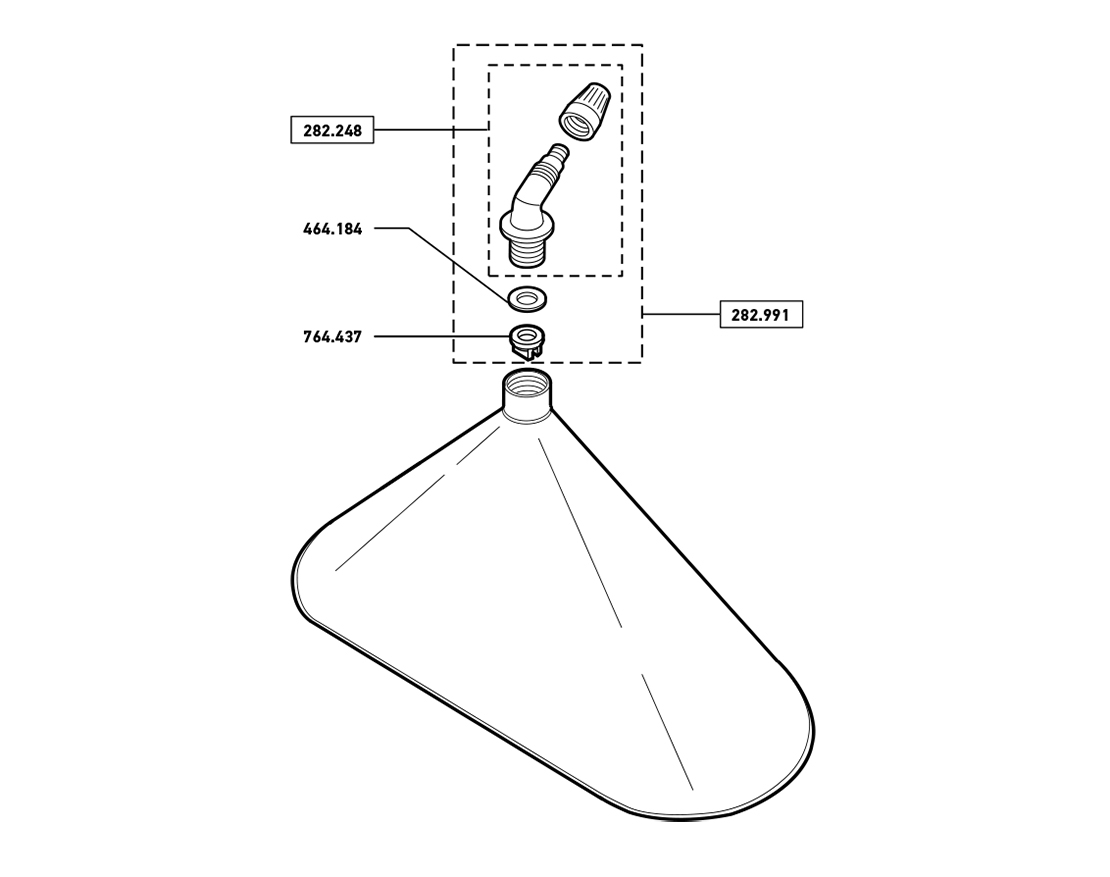 Pieces cache herbicide (Ref. 455004)