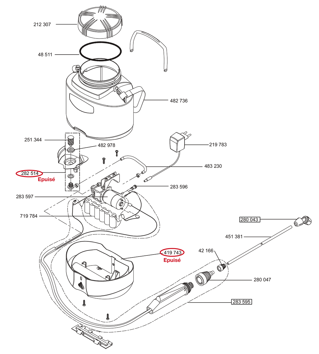 Pièces LIBERTIS MULTI 5L (Ref. 12901)