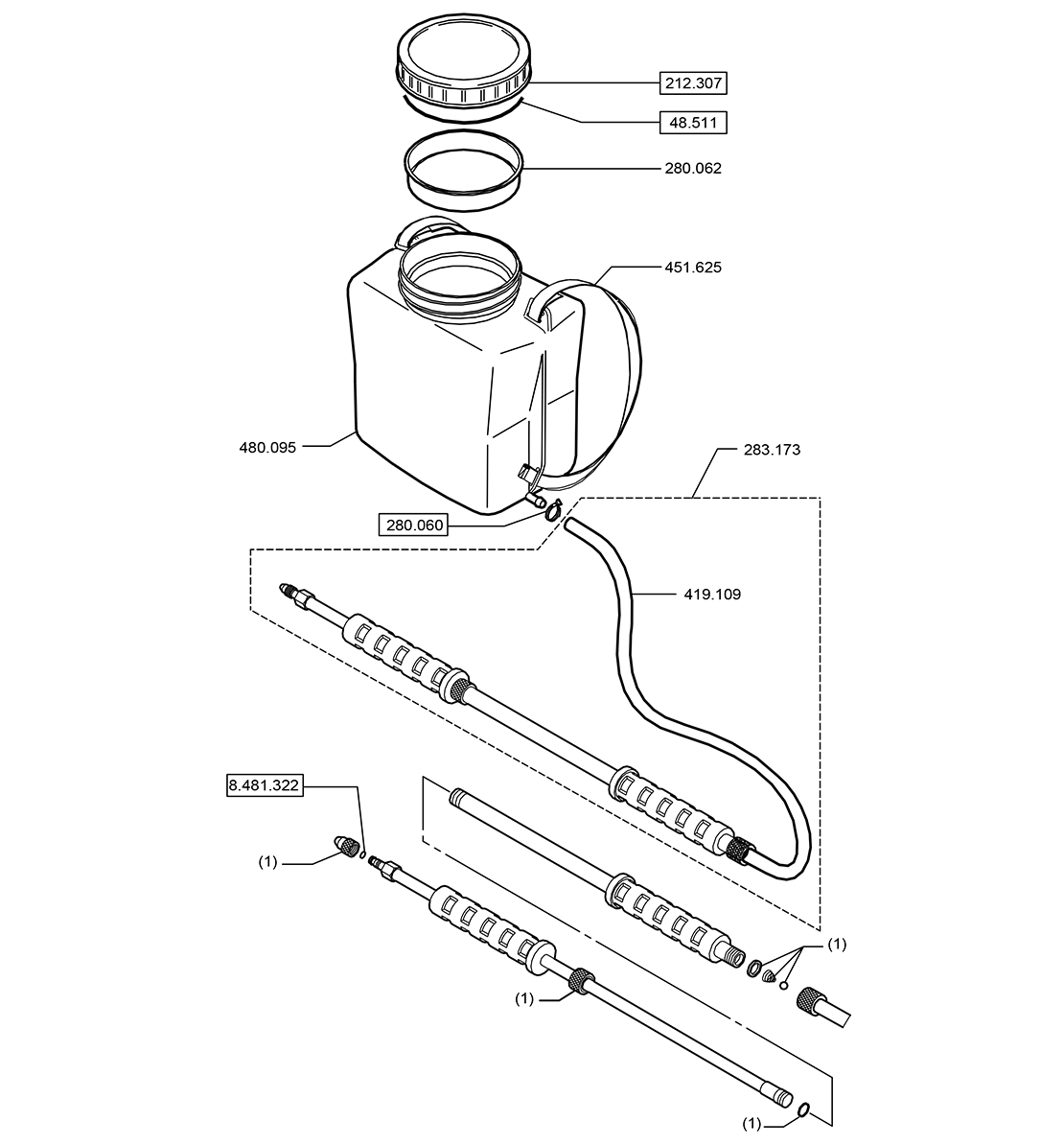 Pièces LASER ALTO (Ref. 101028)